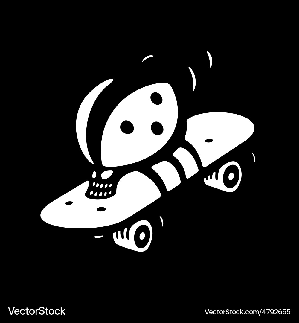 Symbol ladybug speed skating Vector Image