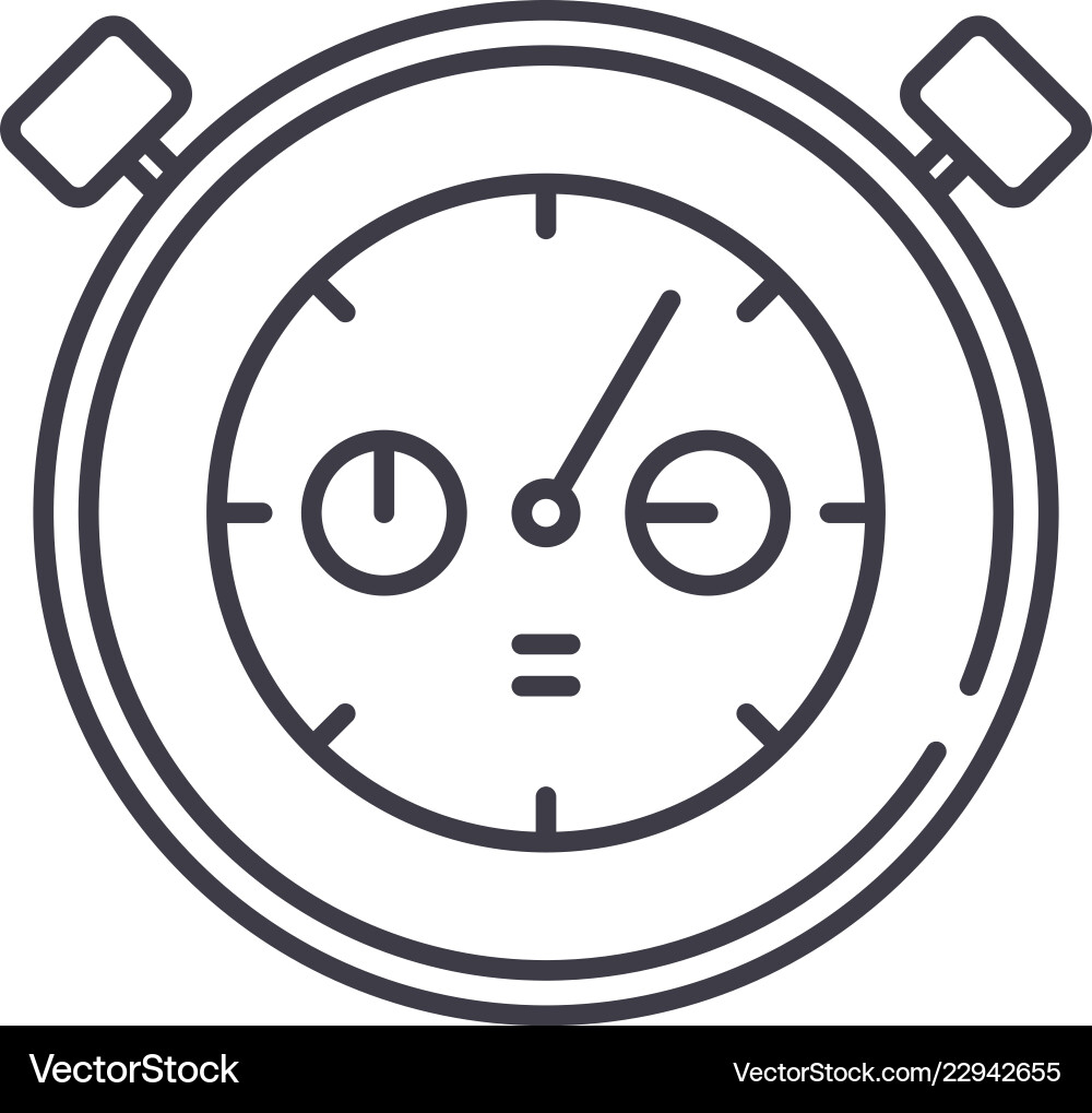 Working date line icon concept Working date line icon concept vector image