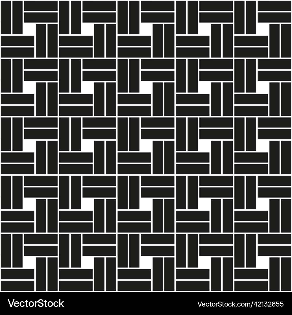 Zigzag linear tiles seamless pattern Zigzag linear tiles seamless pattern vector image