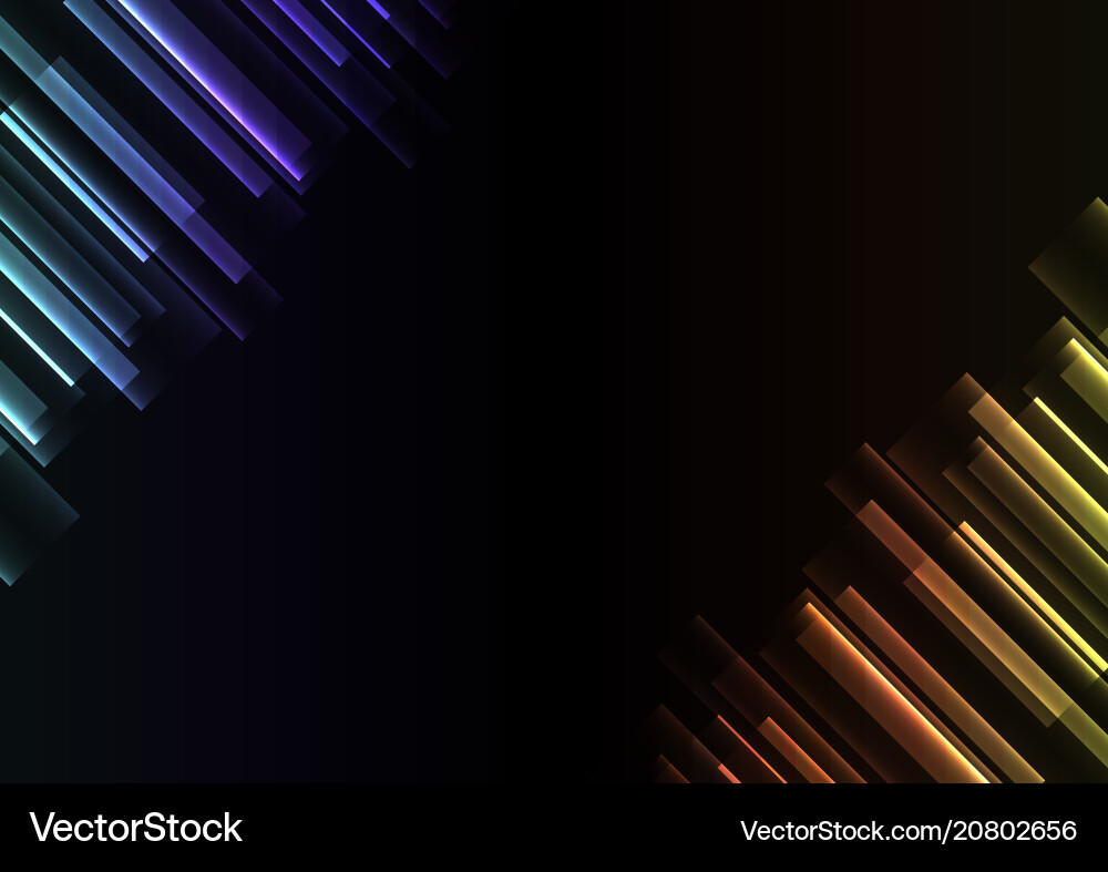 Frequency bar overlap in dark background Frequency bar overlap in dark background vector image