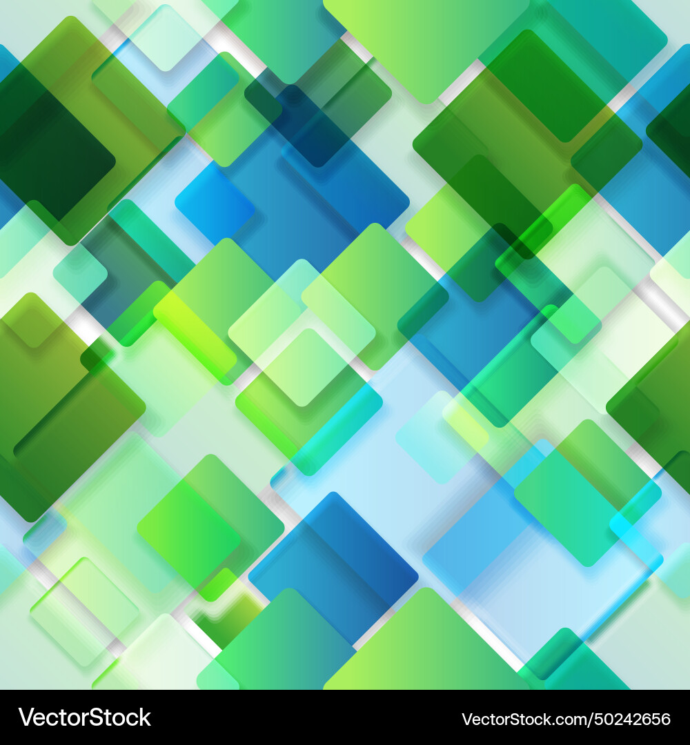 Seamless background of different color squares Vector Image