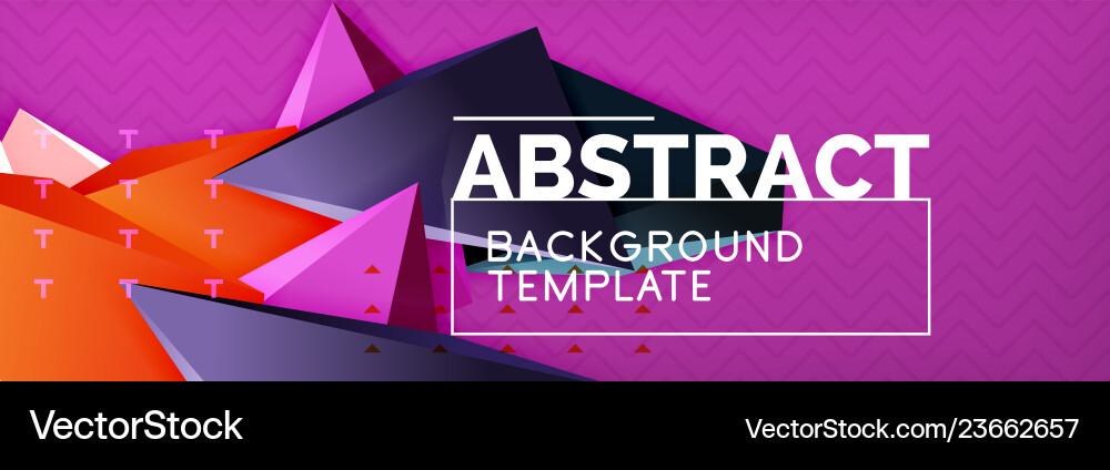 3d triangular minimal abstract background 3d triangular minimal abstract background Vector Image
