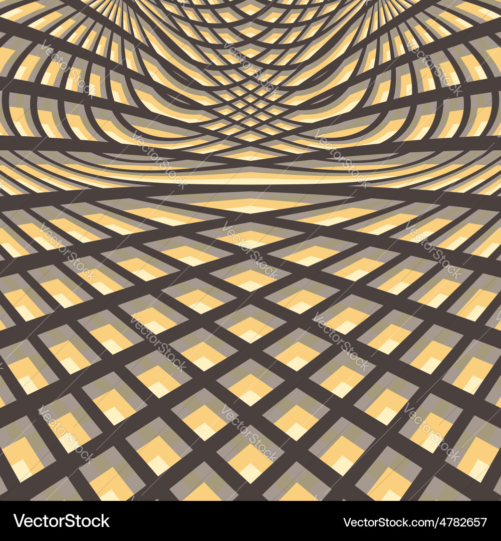 Abstract swirl background pattern with optical vector image