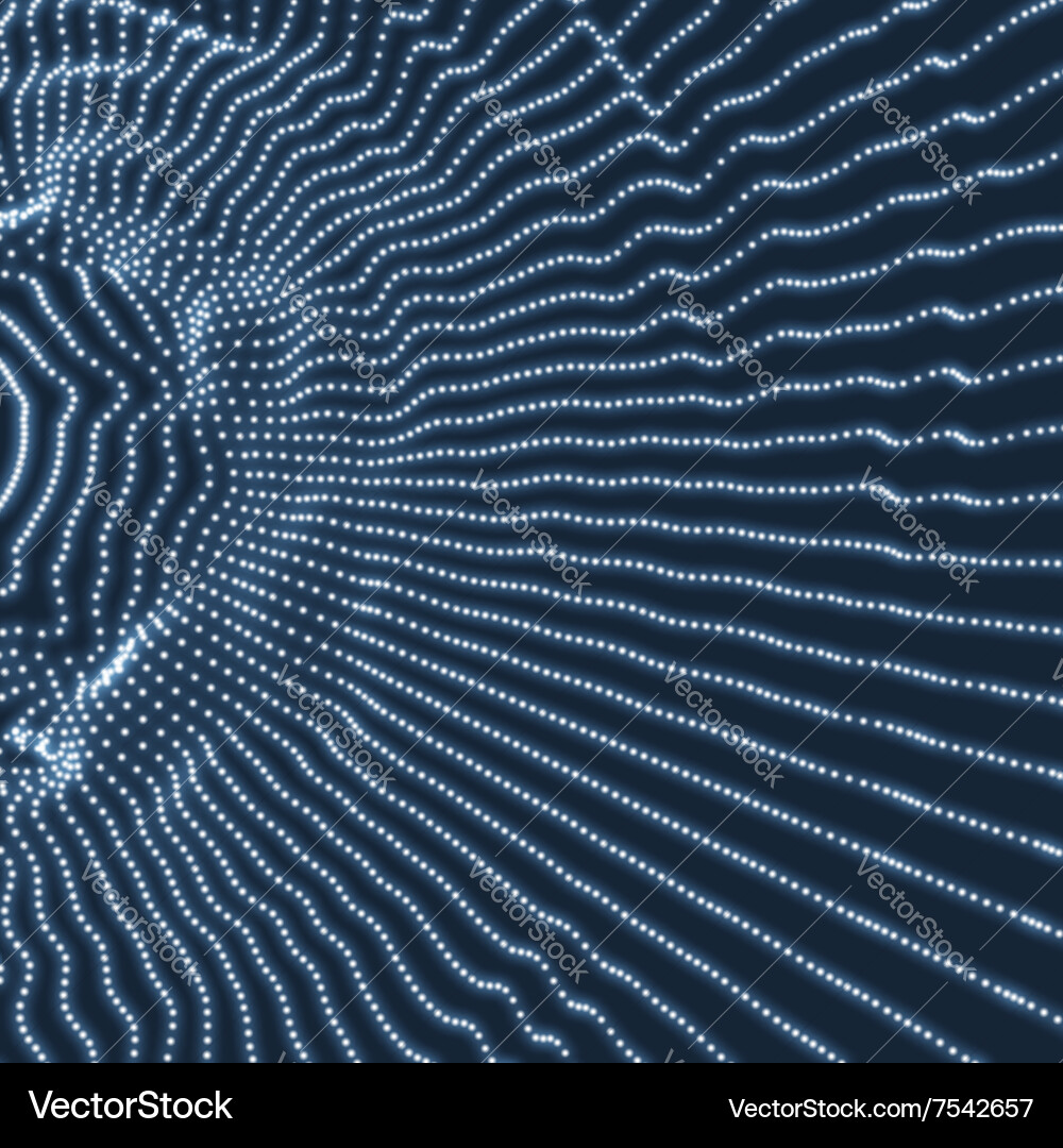 Lattice structure network technology 3d grid vector image