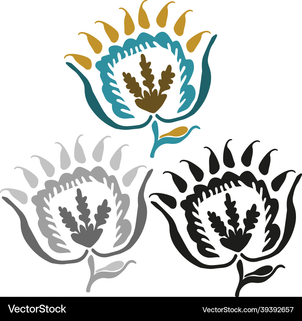 Modern isolated stylized design with abstract Modern isolated stylized design with abstract Vector Image
