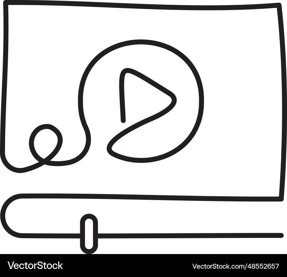 Record button video lesson play or pause Record button video lesson play or pause Vector Image