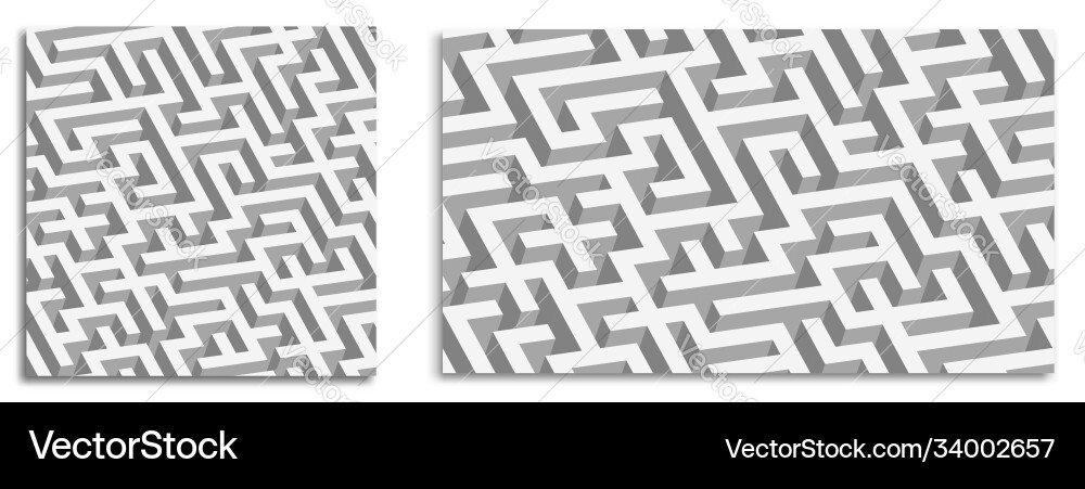 Square and rectangular background with bright 3d vector image