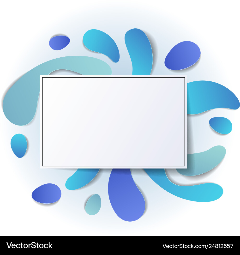 Summer frame with copy space for text design Vector Image