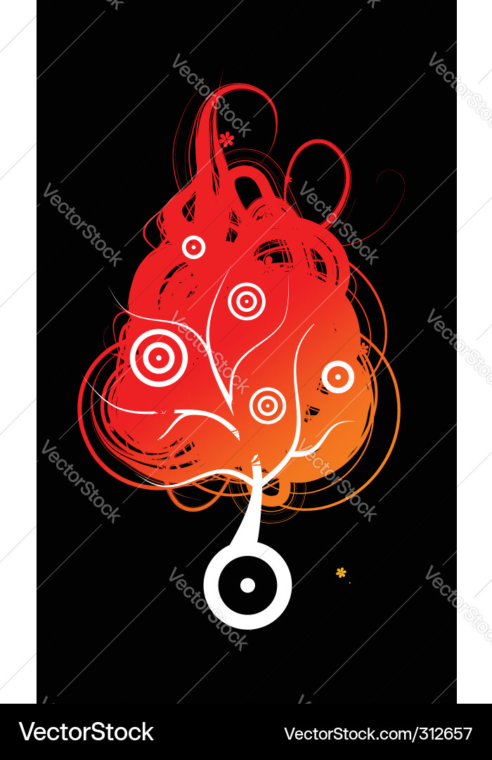 Target tree for your design Vector Image