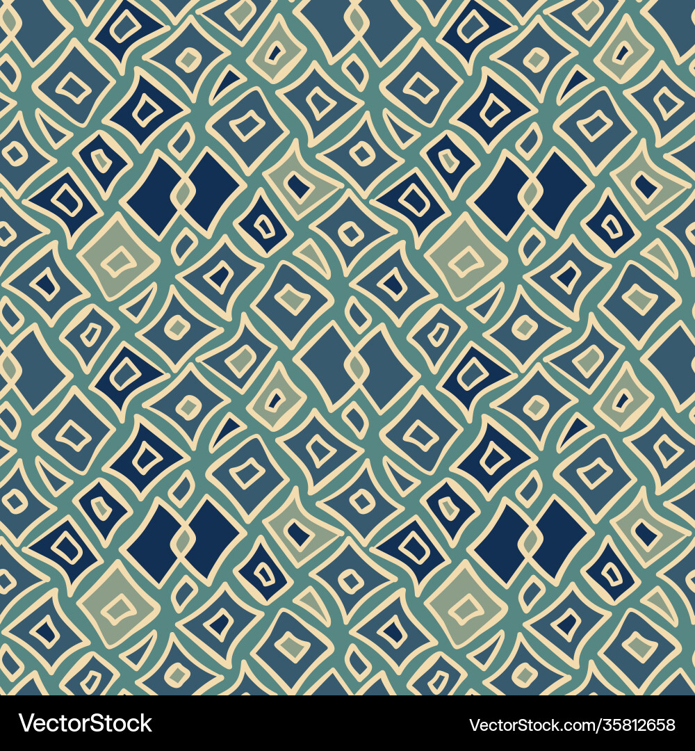 Abstract mosaic seamless pattern vector image