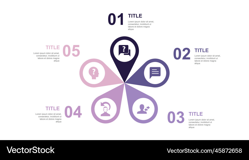 Answer comment response reply reason icons vector image