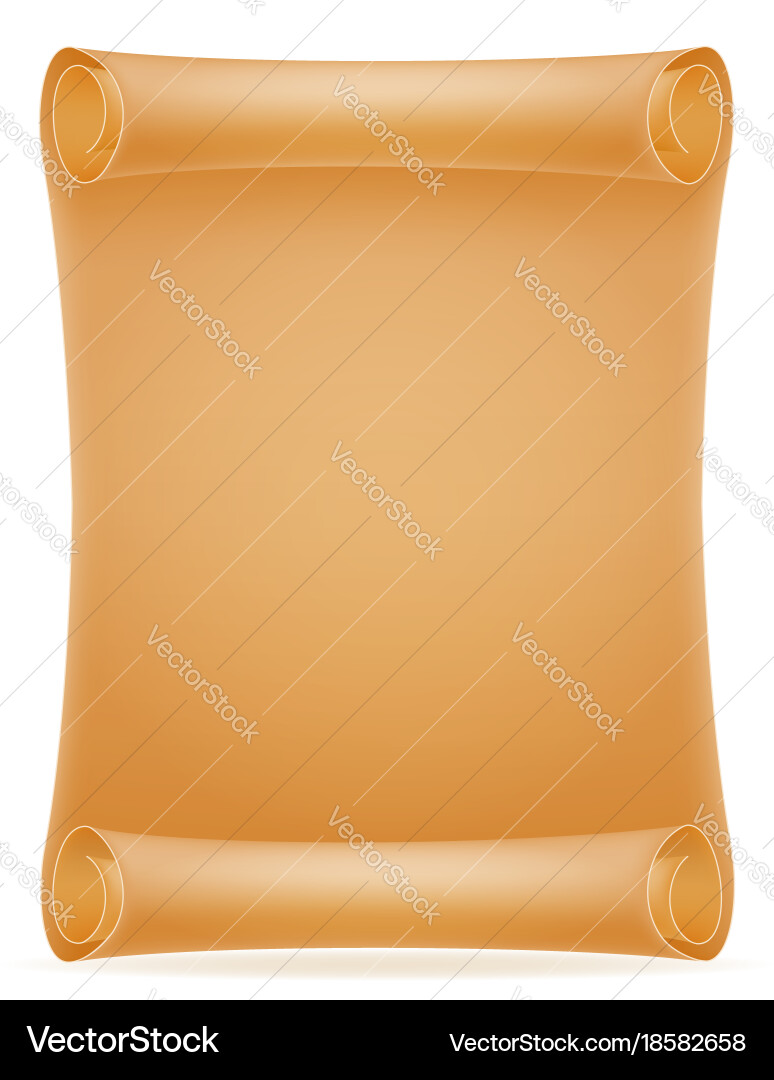 Antique Paper Scroll Royalty Free Vector Image