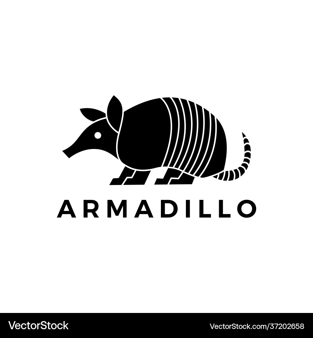 Armadillo logo icon Armadillo logo icon vector image