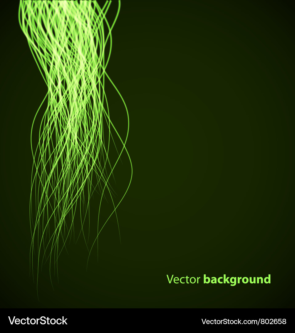 Dynamic Abstract Wave Background vector image