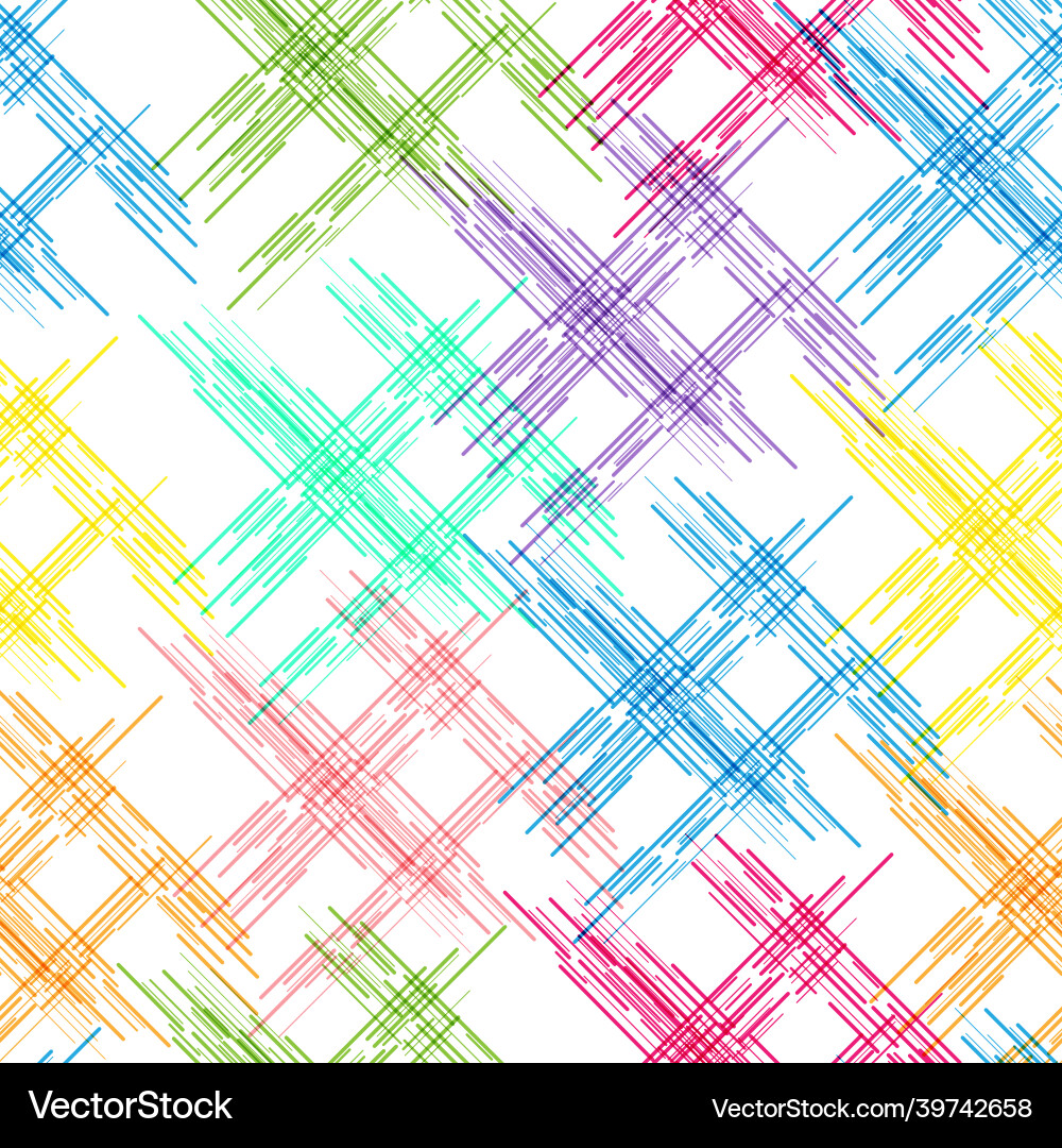 Set of patterns with geometric intersecting vector image