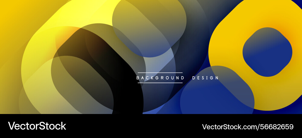 Abstract geometric shapes overlap creating Abstract geometric shapes overlap creating vector image