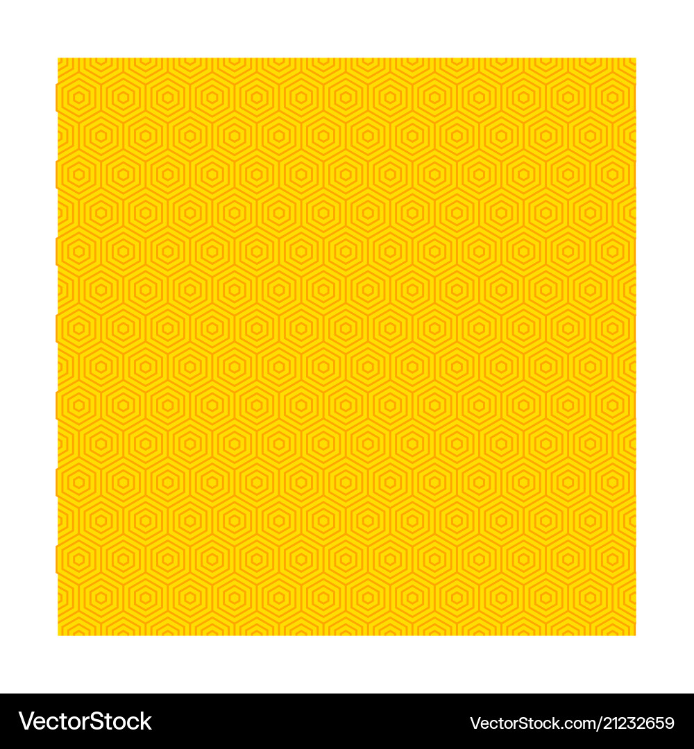 Abstract yellow hexagon pattern background Abstract yellow hexagon pattern background vector image