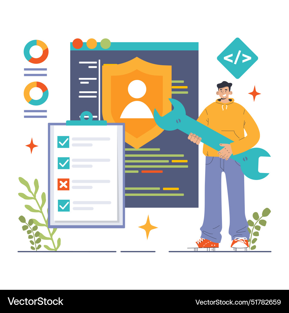Back-end development coding software engineering Back-end development coding software engineering vector image