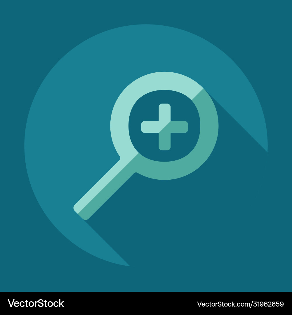 Flat modern design with shadow icon player vector image