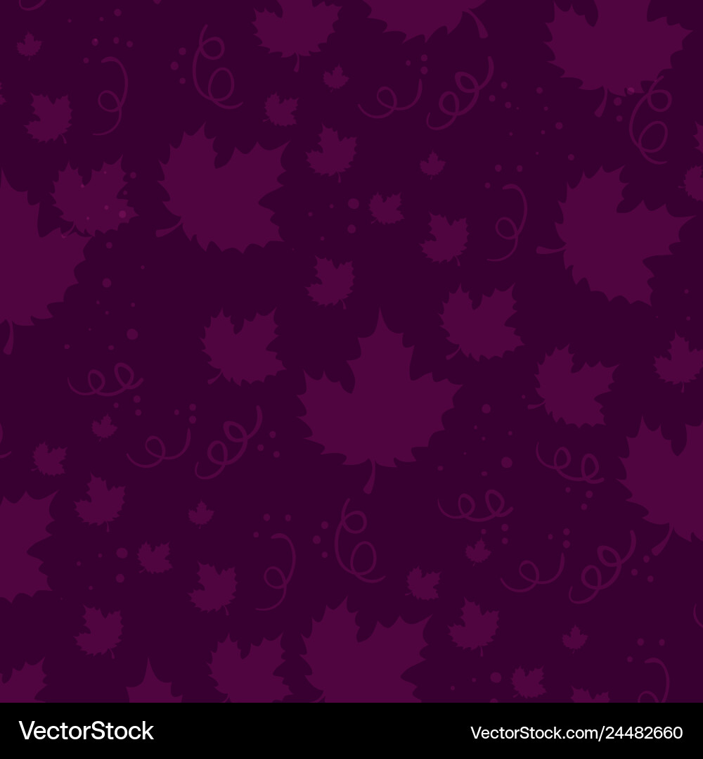 Grape leafs pattern background Grape leafs pattern background vector image