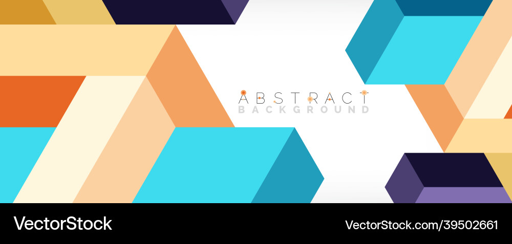 Abstract background 3d cubes cubic elements Abstract background 3d cubes cubic elements vector image