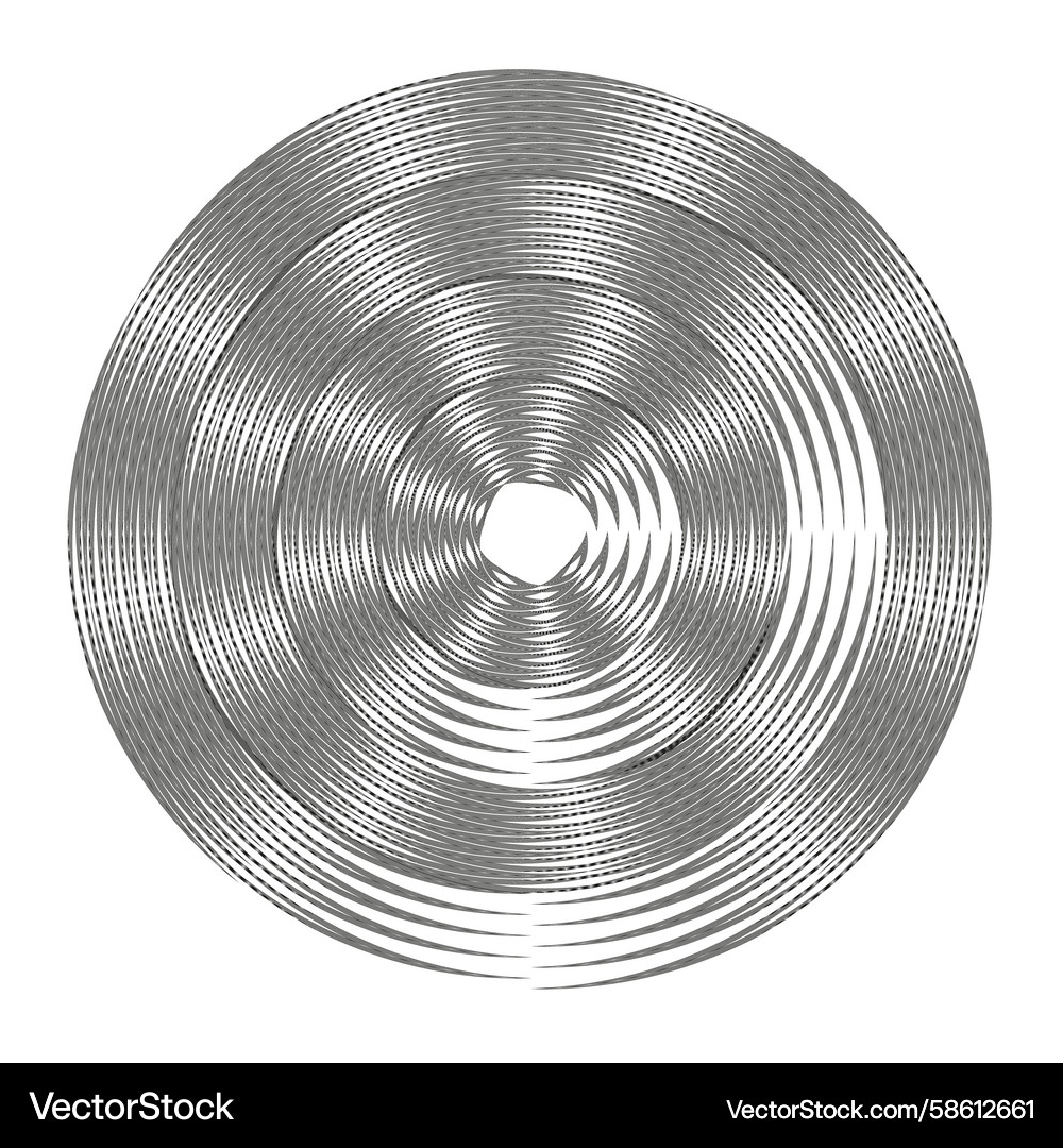 Abstract spiral pattern concentric circle Abstract spiral pattern concentric circle Vector Image