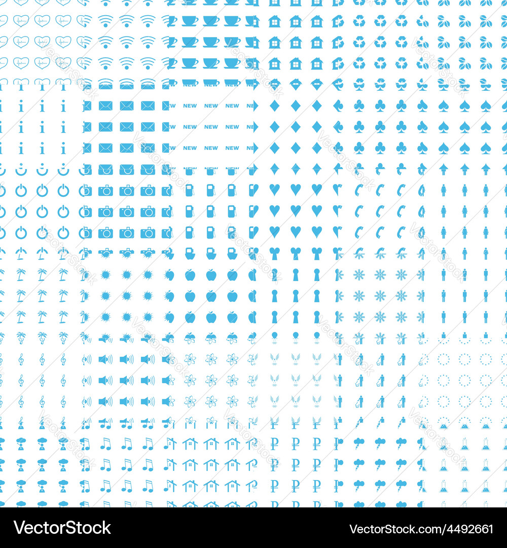 Big seamless pattern set Vector Image