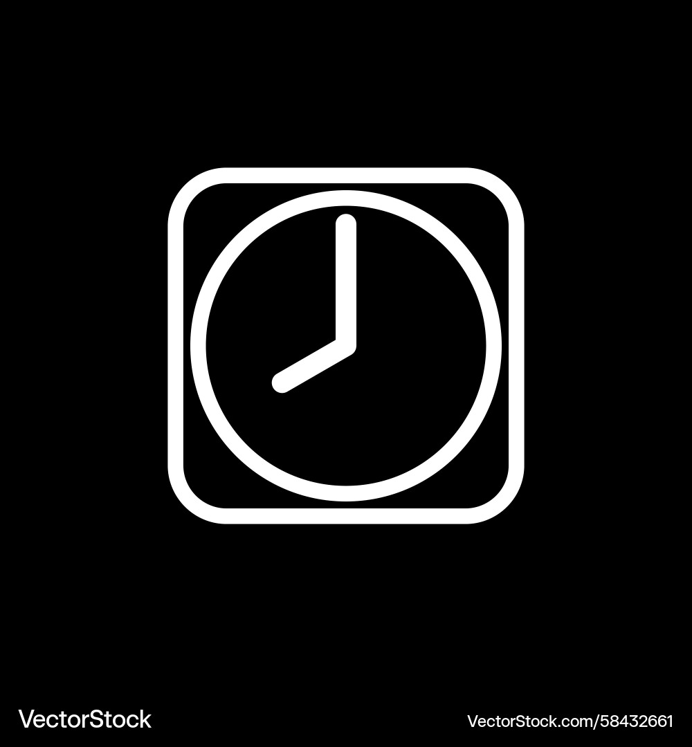 Clock Timer Icon Vector Image
