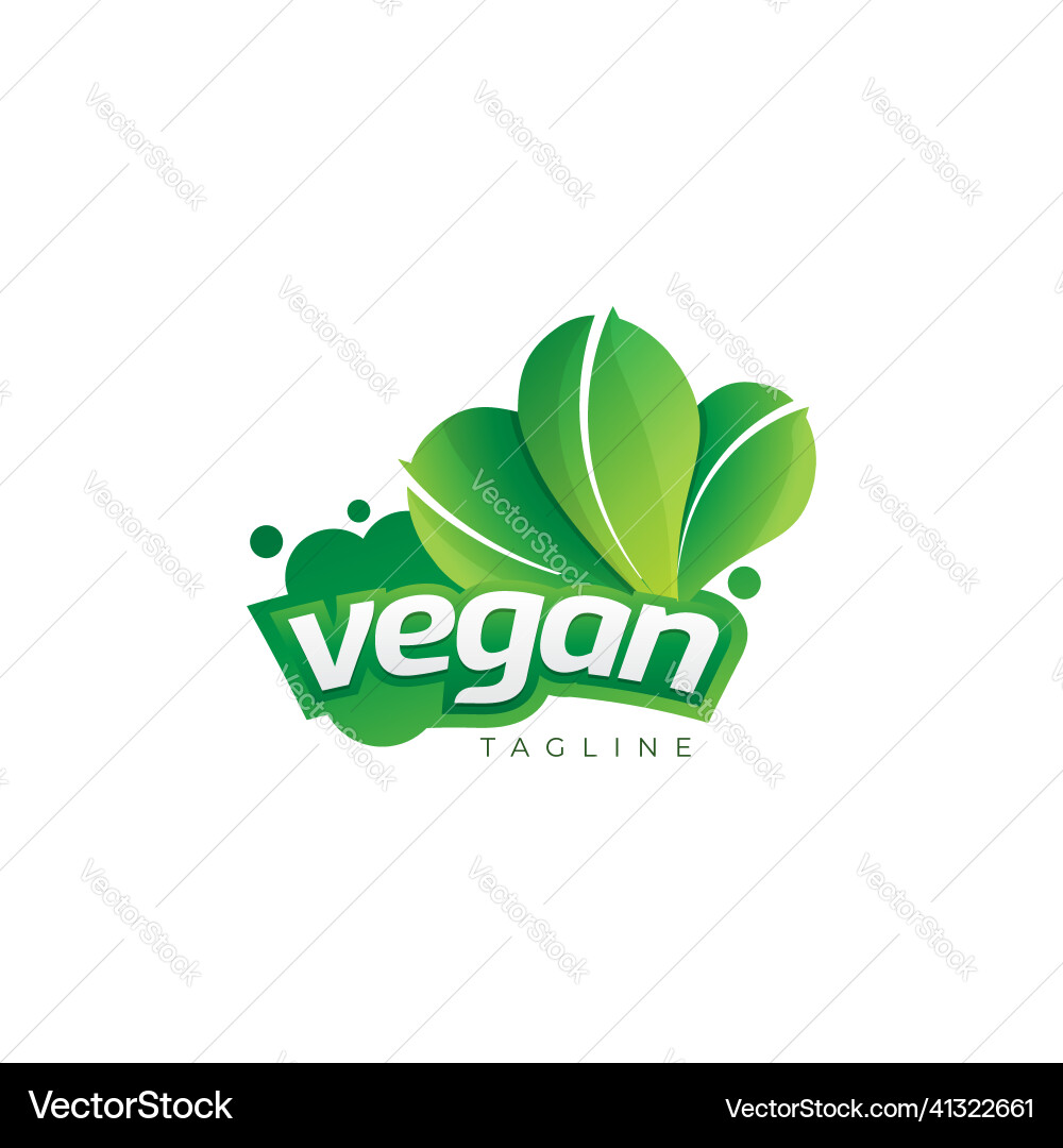 Frisches grünes Blatt Gemüse Logo Symbol Symbol Frisches grünes Blatt Gemüse Logo Symbol Symbol Vektorbild