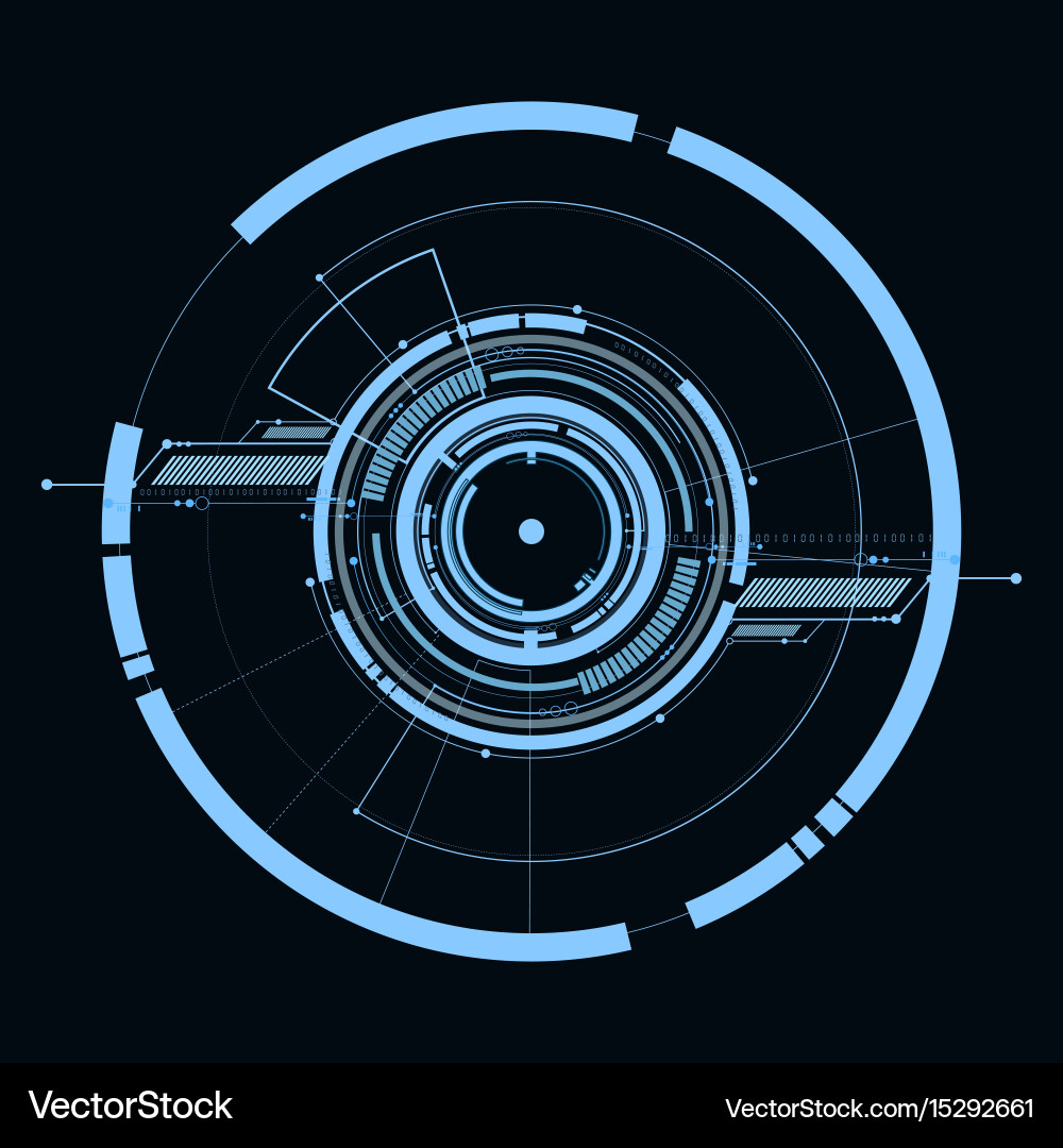 Modern Technological Interface vector image