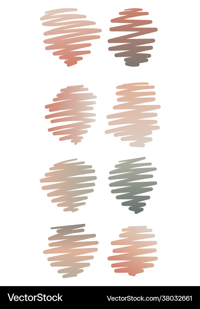 Set abstract template elements Set abstract template elements vector image