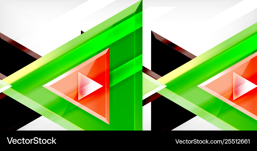 Triangle abstract background Vector Image