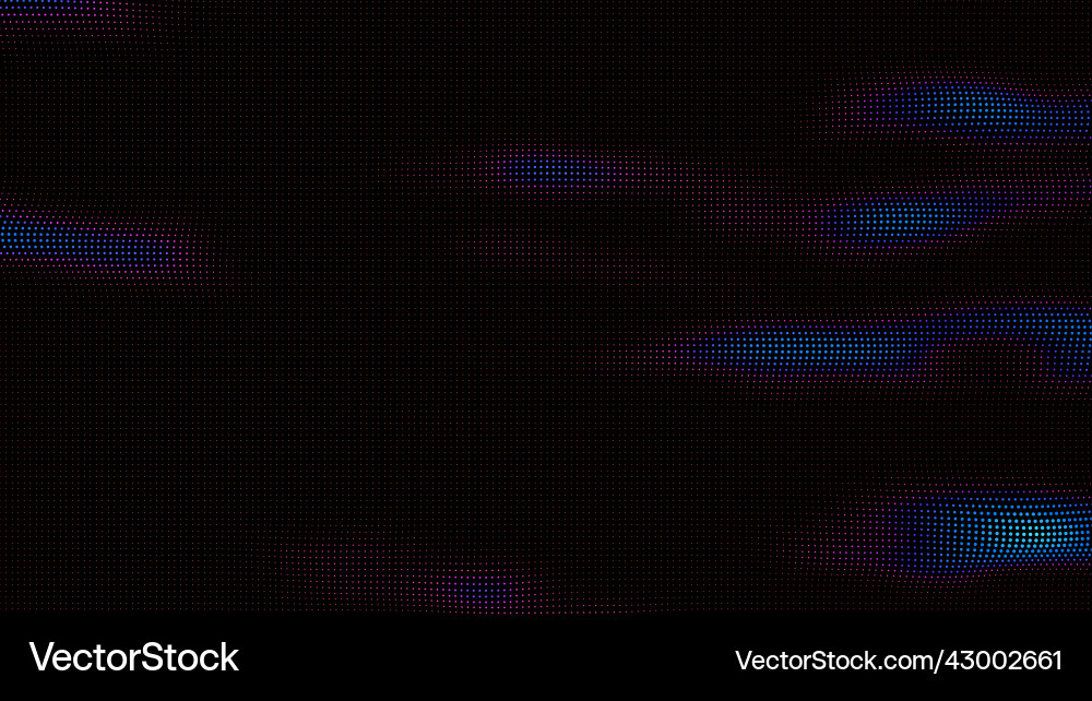 Waves of colorful points digital data splash Waves of colorful points digital data splash vector image