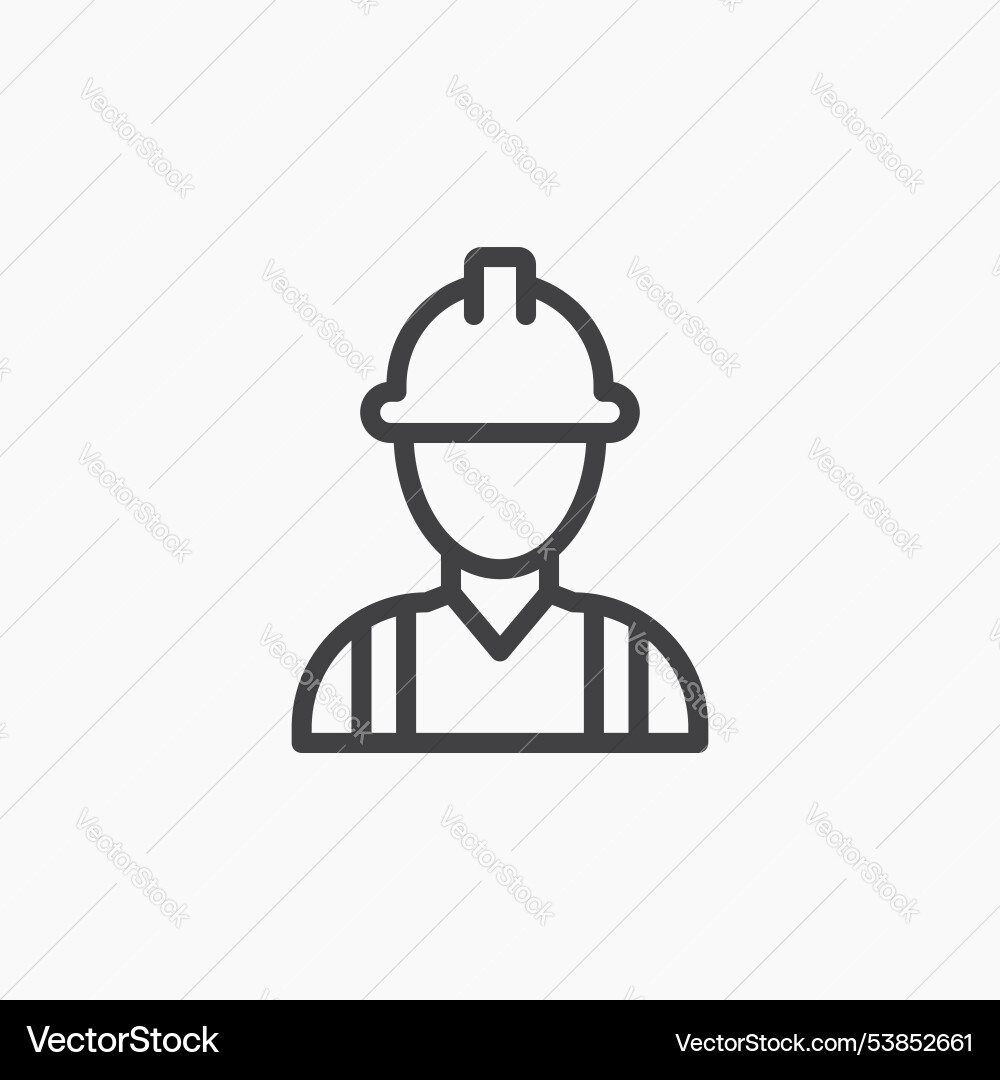 Worker icon set Vector Image