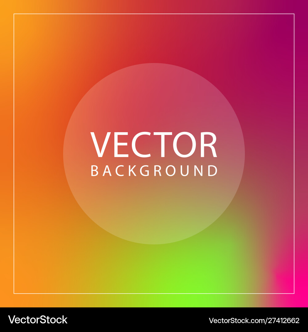Gradient colorful background image vector image