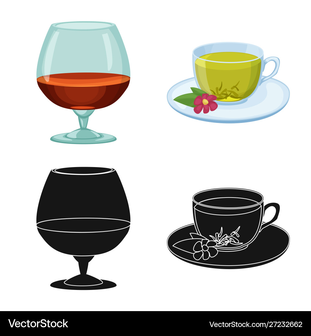 Isolated object drink and bar symbol Vector Image