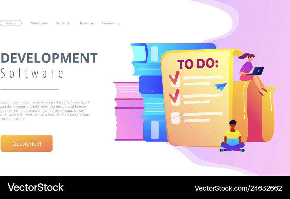 Task management it concept Task management it concept vector image