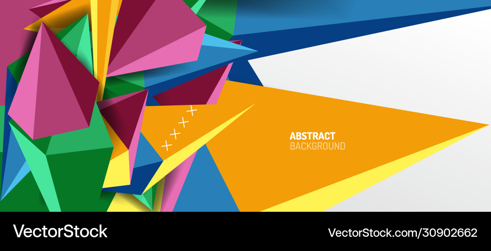 Trendy simple triangle abstract background Vector Image