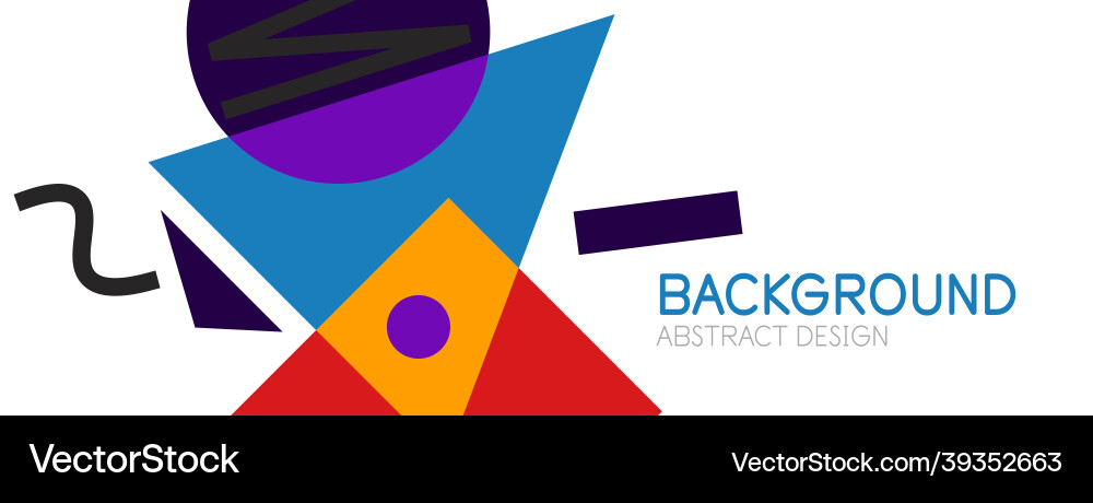 Abstract background blocks lines triangles Abstract background blocks lines triangles vector image