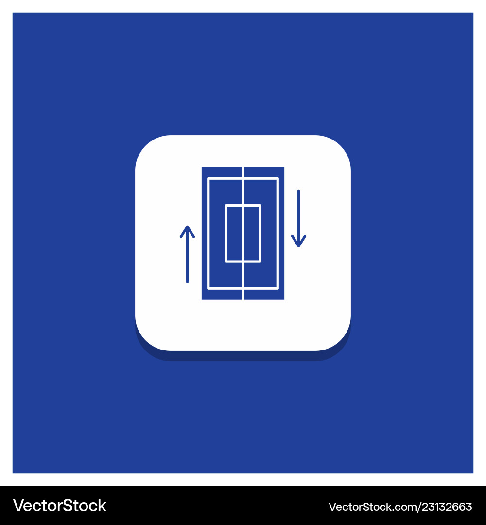 Blue round button for sync synchronization data Blue round button for sync synchronization data vector image