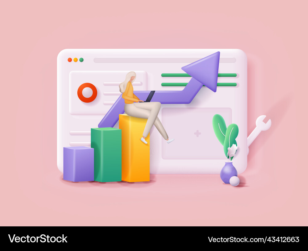 Concept of seo optimization for website Concept of seo optimization for website vector image
