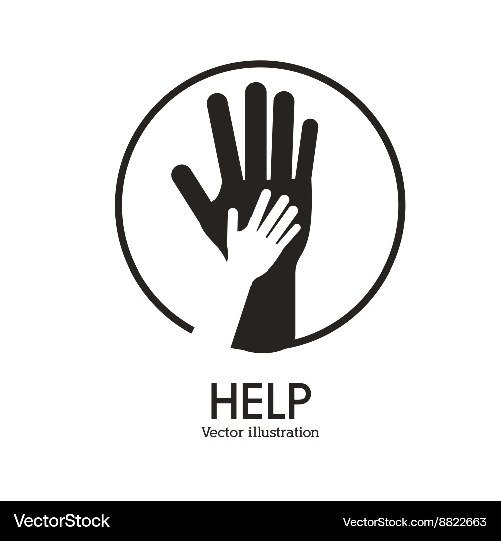 Help design question mark icon flat vector image