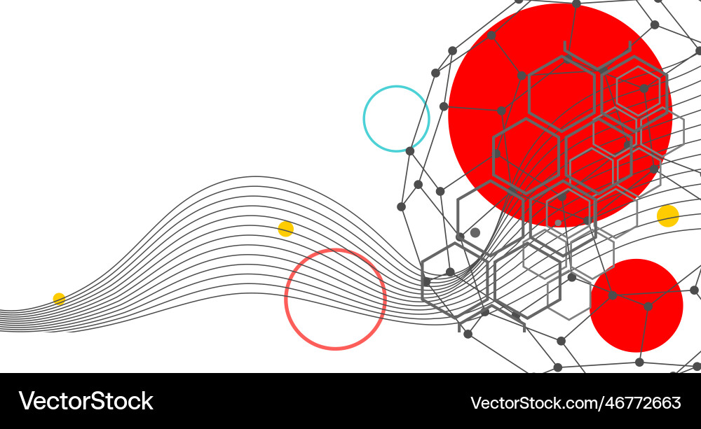 Lines pattern background for presentation science Lines pattern background for presentation science vector image