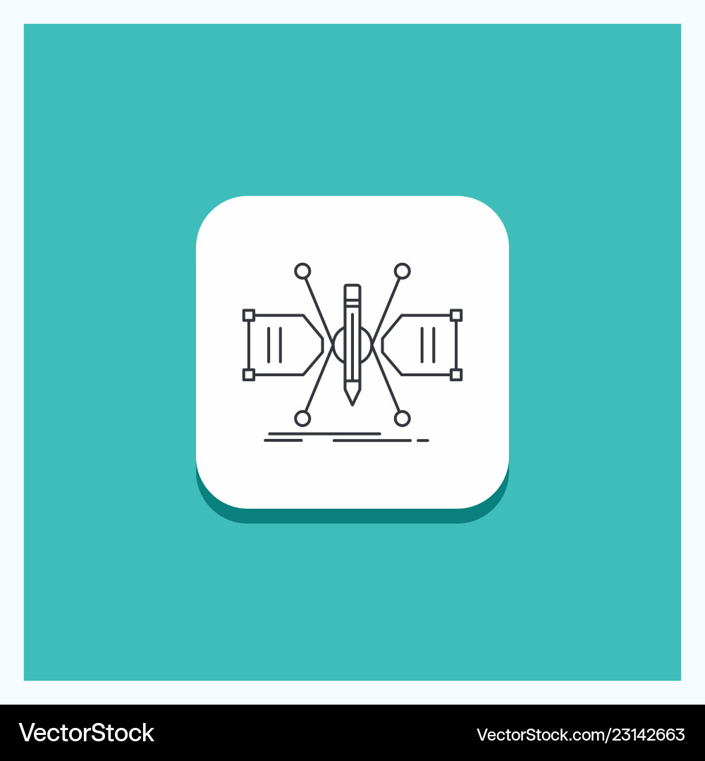 Round button for architect constructing grid Round button for architect constructing grid vector image