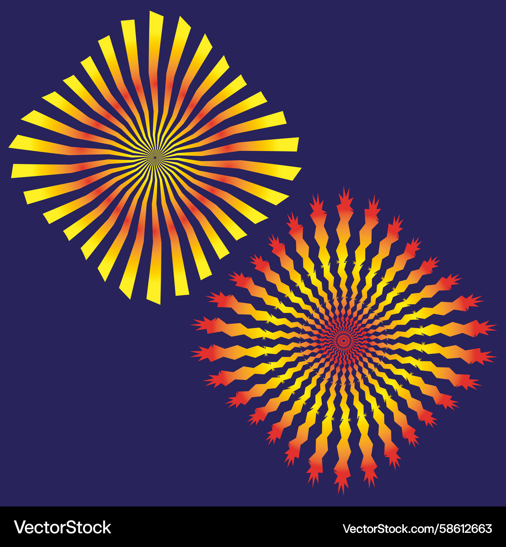 Two starburst graphics motion background dynamic Two starburst graphics motion background dynamic Vector Image