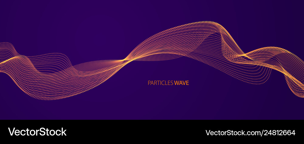 Abstract Flowing Particle Wave vector image