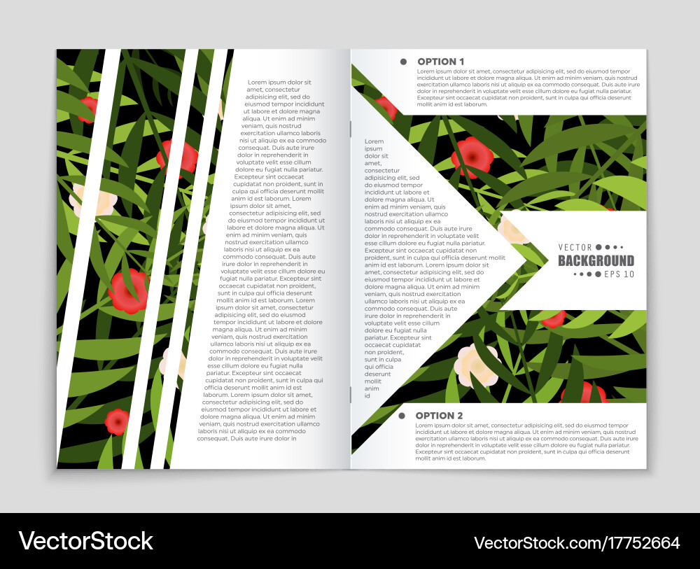 Abstract layout background set for art vector image