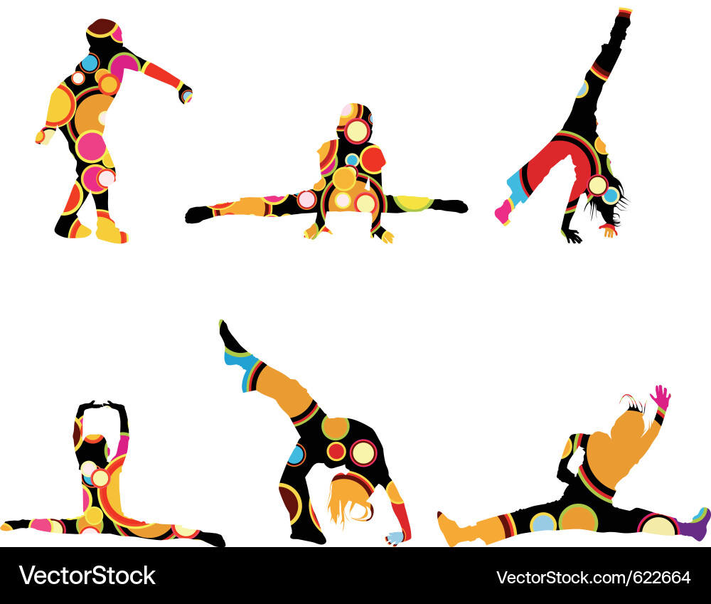 Colorful Kids Art Vector Image