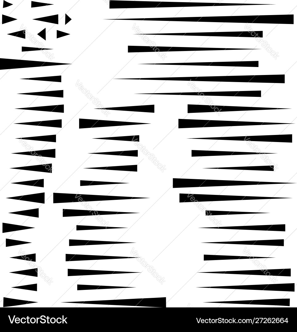 Dashed irregular lines segment horizontal stripes Dashed irregular lines segment horizontal stripes vector image