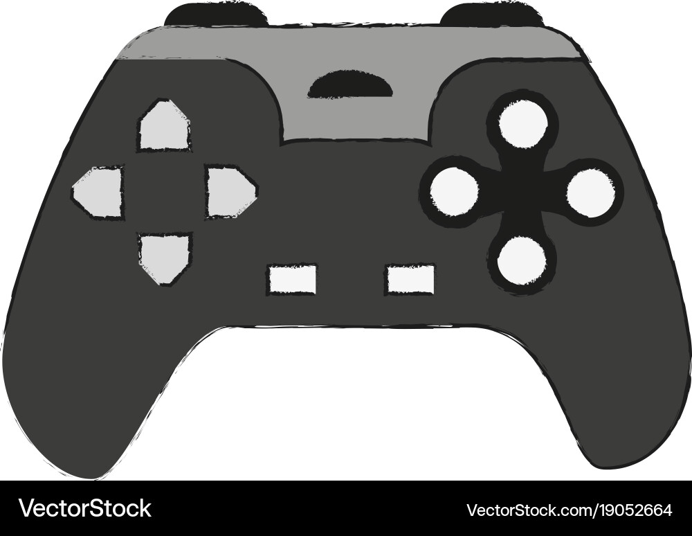 Gamepad console controller Vector Image